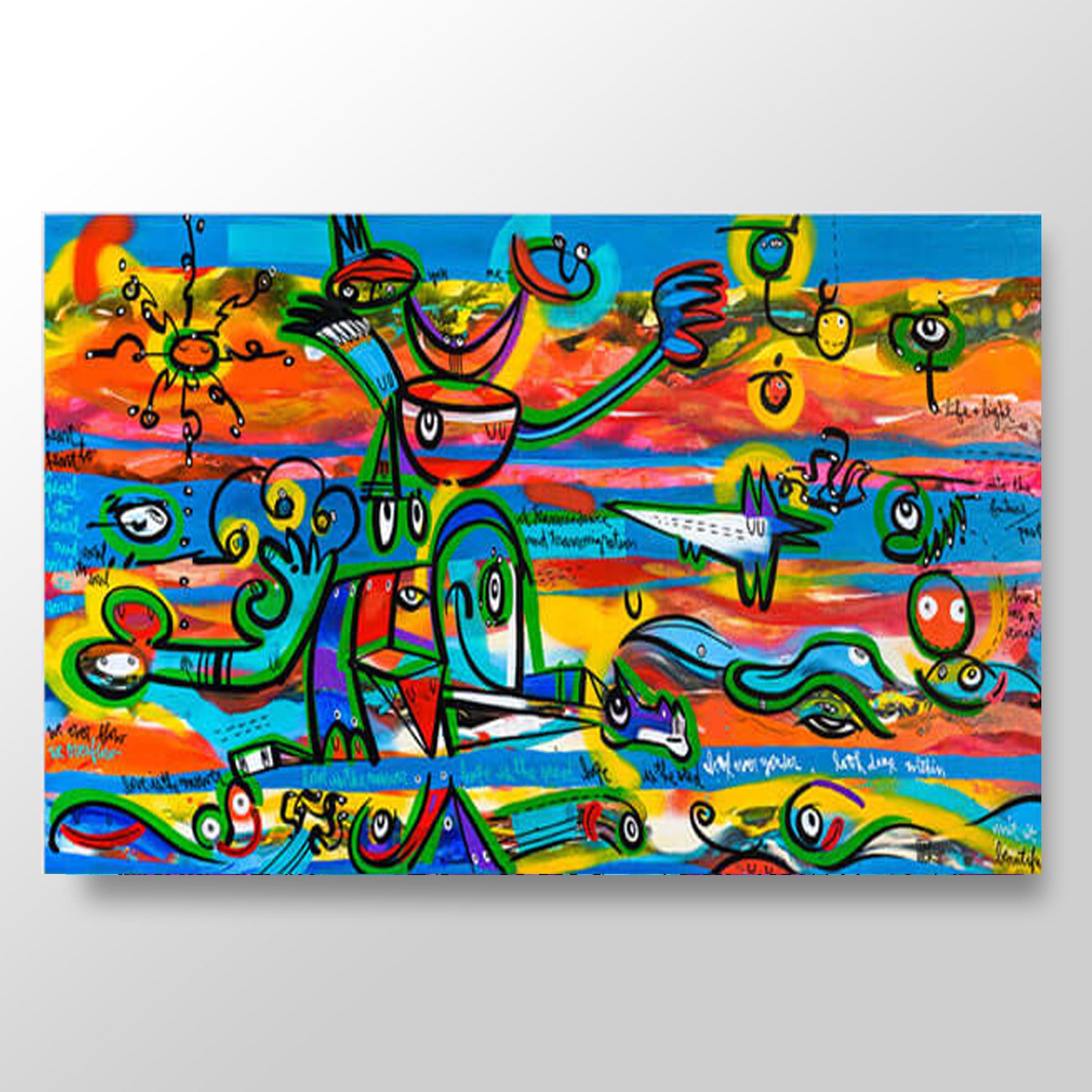Time is a Circle - Published Art - Lebo Brushed Aluminum Artbond